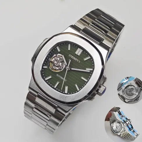 Seiko Mod Nautilus Vert NH38